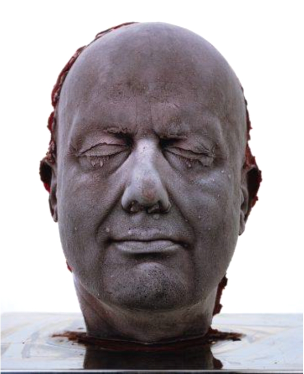  9: M. QUINN, Self, (1991 National Portrait Gallery, Londra) 
